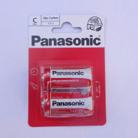 Baterija Panasonic Red Zinc R14 (D), 2 gb.
