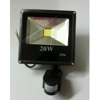 LED ĀRA PROŽEKTORS AR KUSTĪBAS SENSORU 20W / IP66