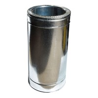 IZOLĒTS DŪMVADS D 100/160 500 mm NERŪS./CINKOTS