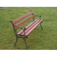 Dārza sols ar čuguna kājam  150 cm.